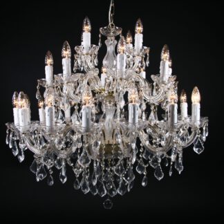 kroonluchter winkel maria theresa kroonluchter 28 lichts chrome