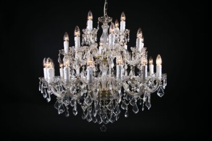 kroonluchter winkel maria theresa kroonluchter 28 lichts chrome